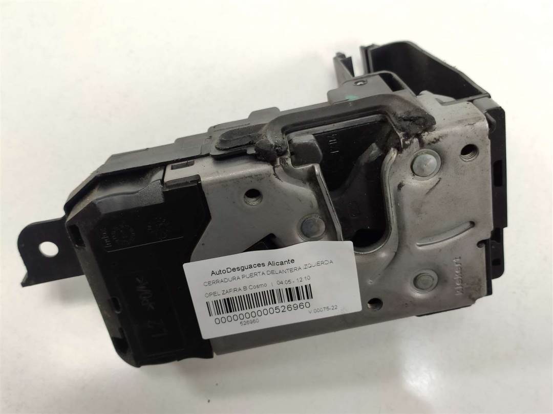 CERRADURA PUERTA DELANTERA IZQUIERDA - 13220369 - OPEL - ZAFIRA B