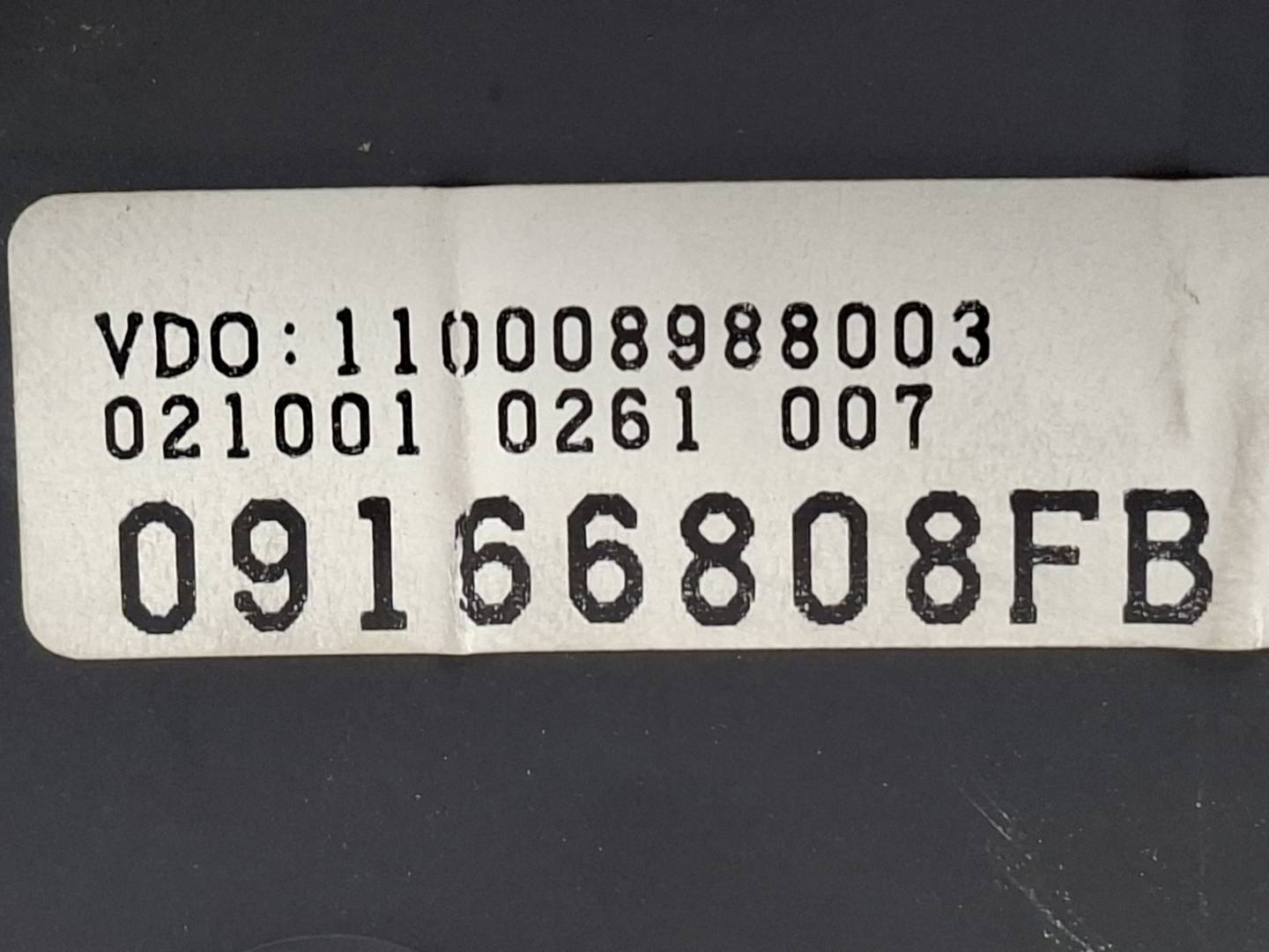 Foto 4 de Cuadro Instrumentos Opel Combo (corsa C) (2001–2011)