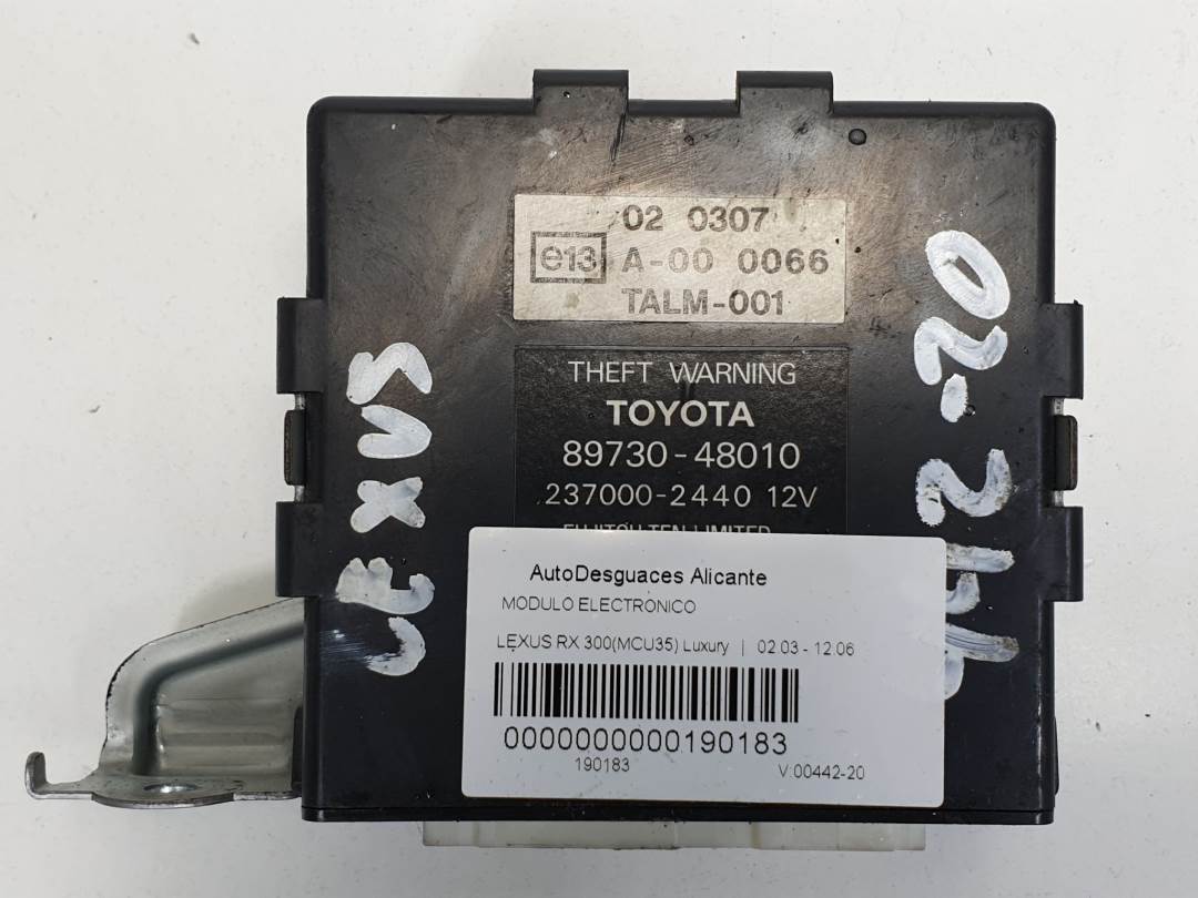 MODULO ELECTRONICO - 8973048010 - LEXUS - RX300 (MCU15)