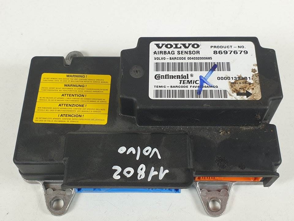 Calculateur d’airbag - 00001393B1 - VOLVO - V50 FAMILIAR