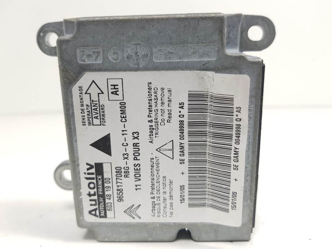 CENTRALITA AIRBAG - 603481900 - CITROEN - C5 BERLINA