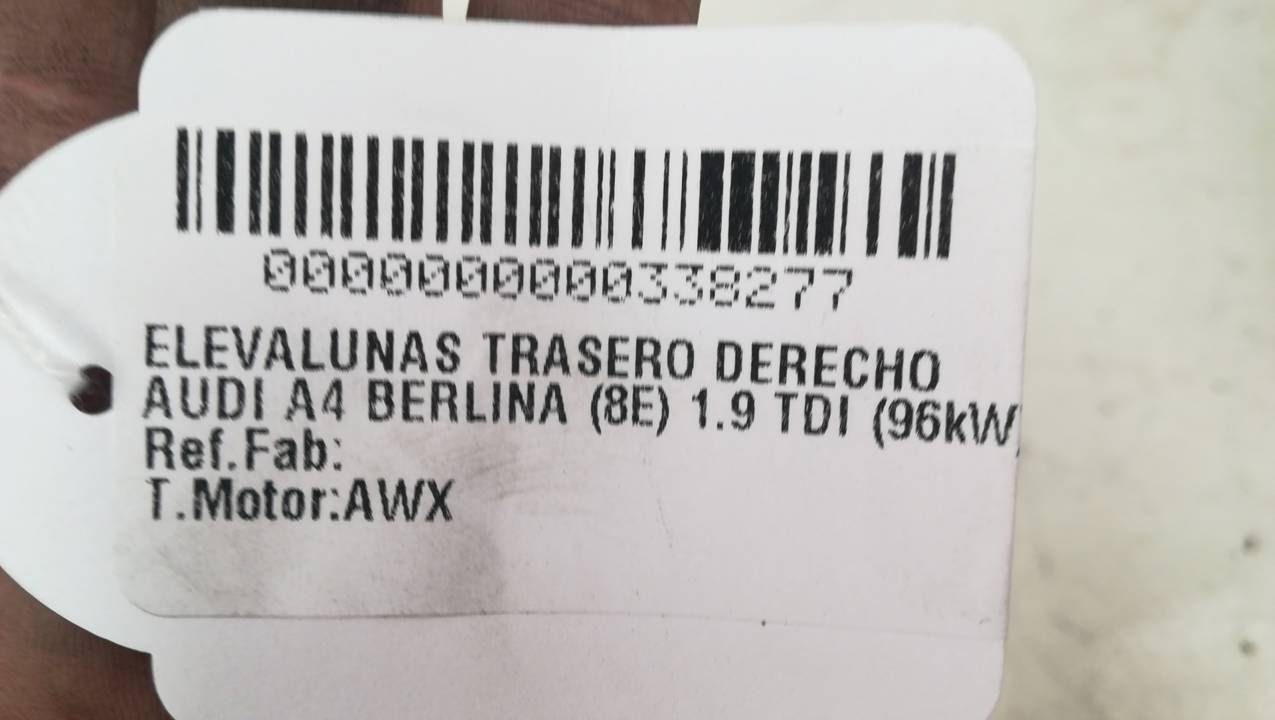ELEVALUNAS TRASERO DERECHO