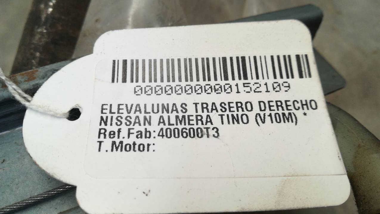 ELEVALUNAS TRASERO DERECHO