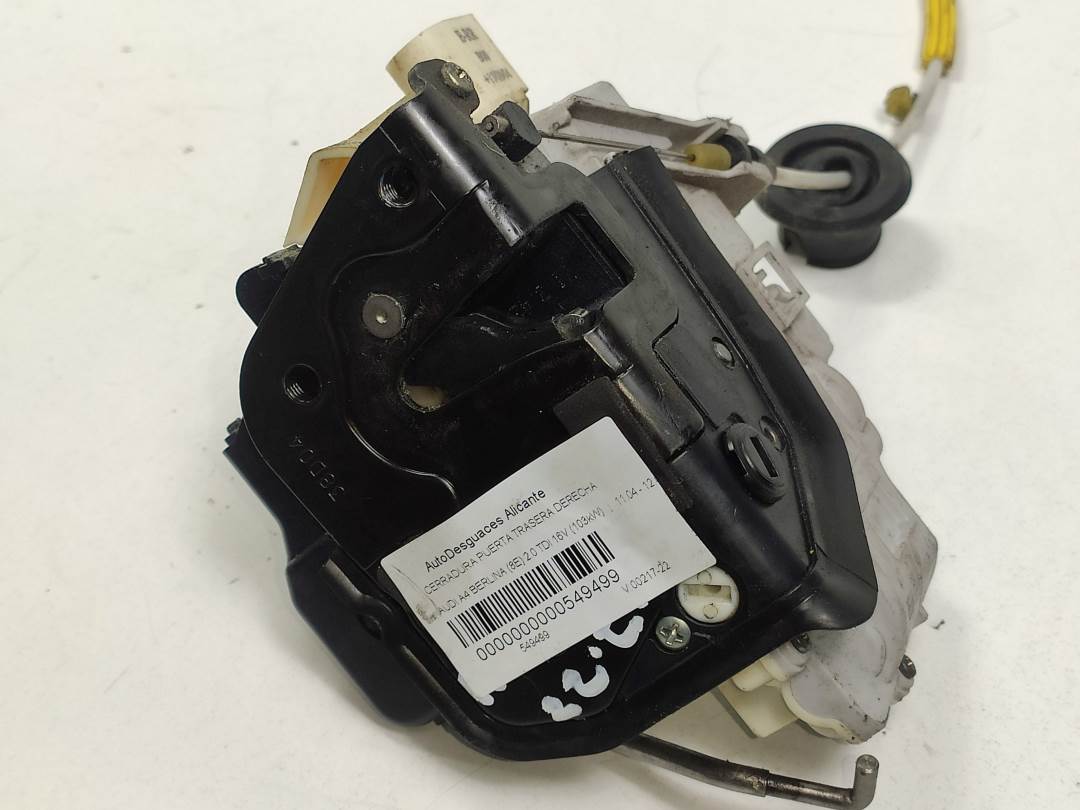 CERRADURA PUERTA TRASERA DERECHA - 8E0839016AA - AUDI - A4 BERLINA (8E)