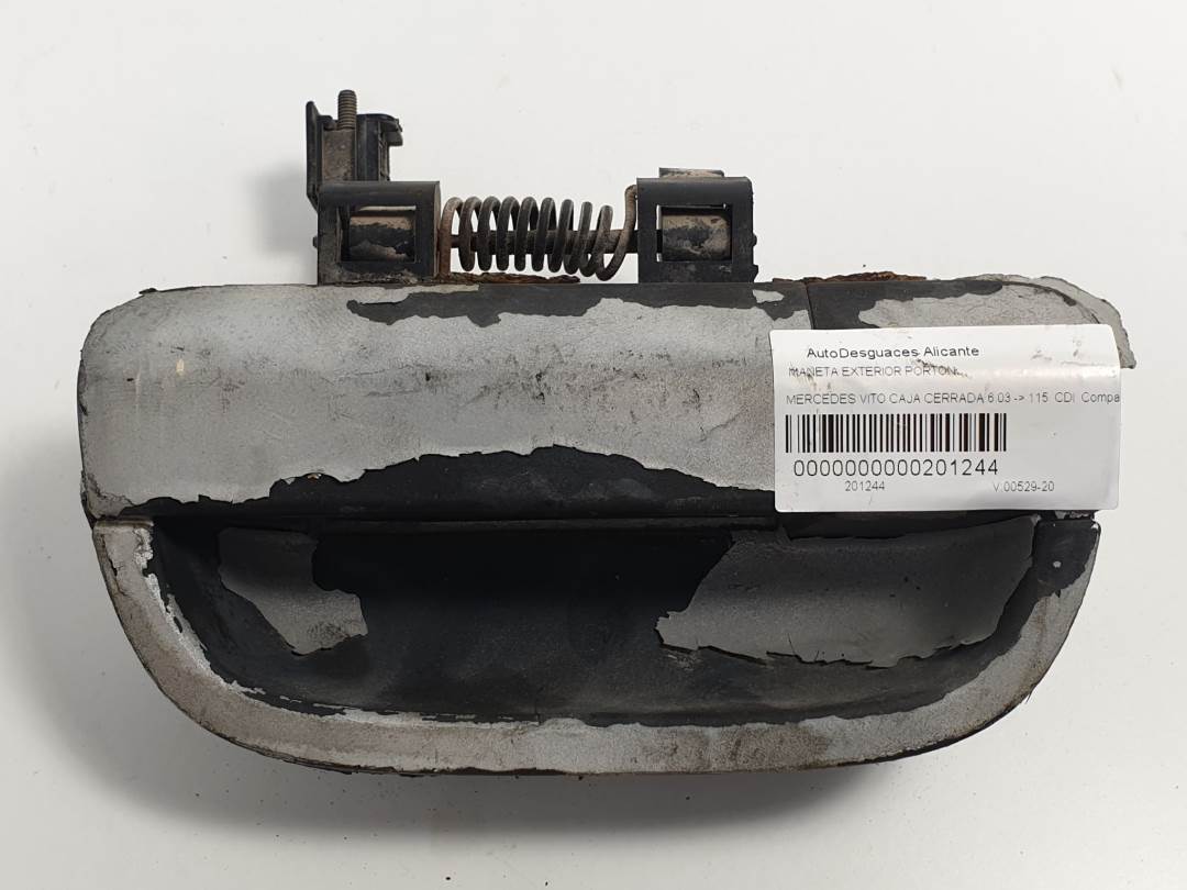 MANETA EXTERIOR PORTON - A6397600659 - MERCEDES - VITO CAJA CERRADA 6.03 ->