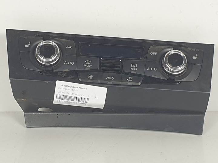 MANDO CLIMATIZADOR 8K2820043 AUDI A5 CABRIOLET (8F7) Autodesguaces Alicante