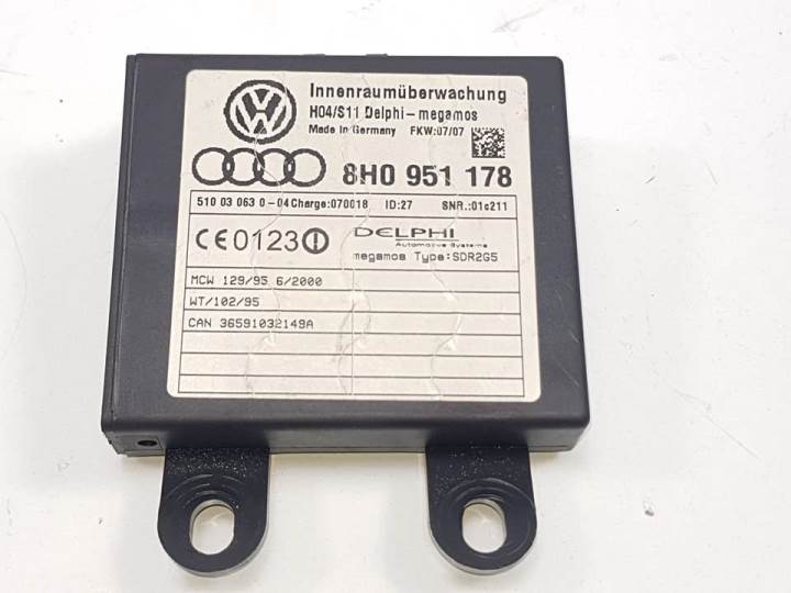 MODULO ELECTRONICO 8H0951178 AUDI A4 CABRIO (8H) Autodesguaces Alicante