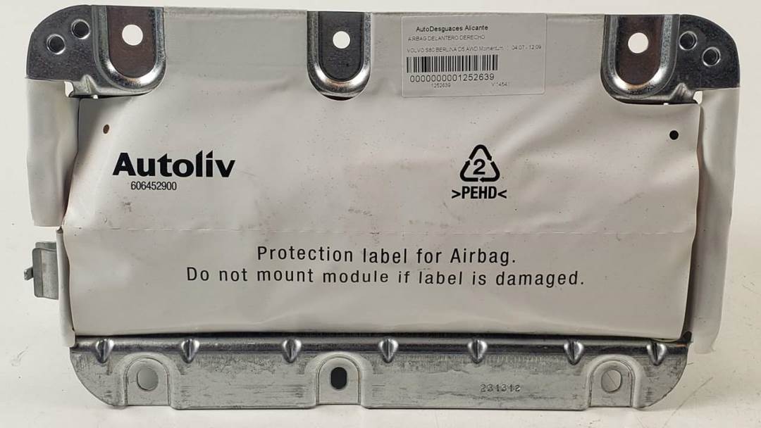 AIRBAG DELANTERO DERECHO - 30721035 - VOLVO - S80 BERLINA (P3)