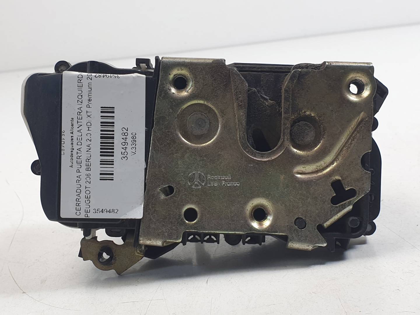 Front left door lock - PEUGEOT - 206 BERLINA