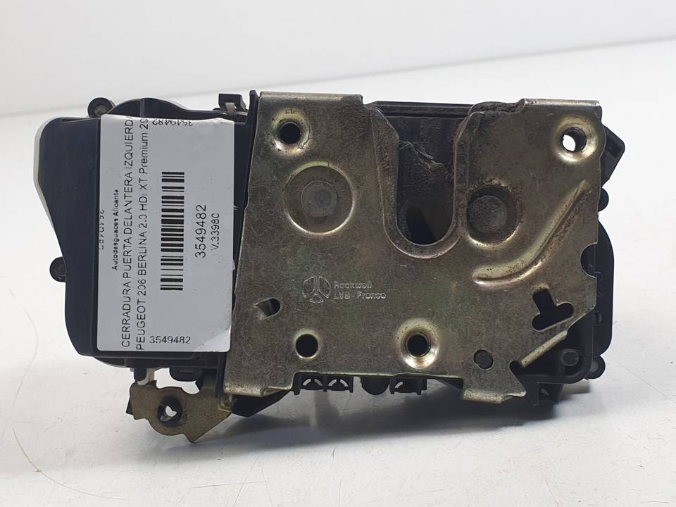 CERRADURA PUERTA DELANTERA IZQUIERDA PEUGEOT 206 BERLINA Autodesguaces Alicante