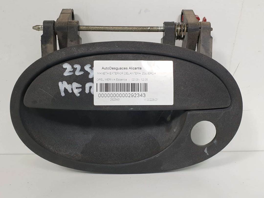 MANETA EXTERIOR DELANTERA IZQUIERDA - OPEL - MERIVA
