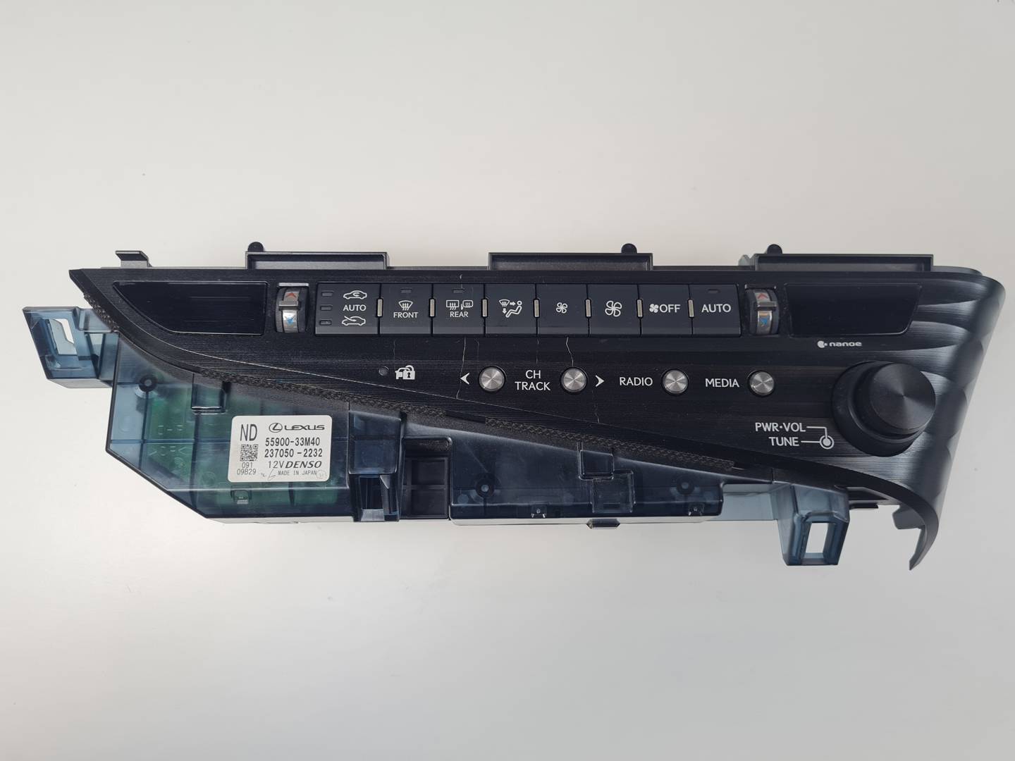 Commande de climatisation - 5590033M40 - LEXUS - ES (XZ10)