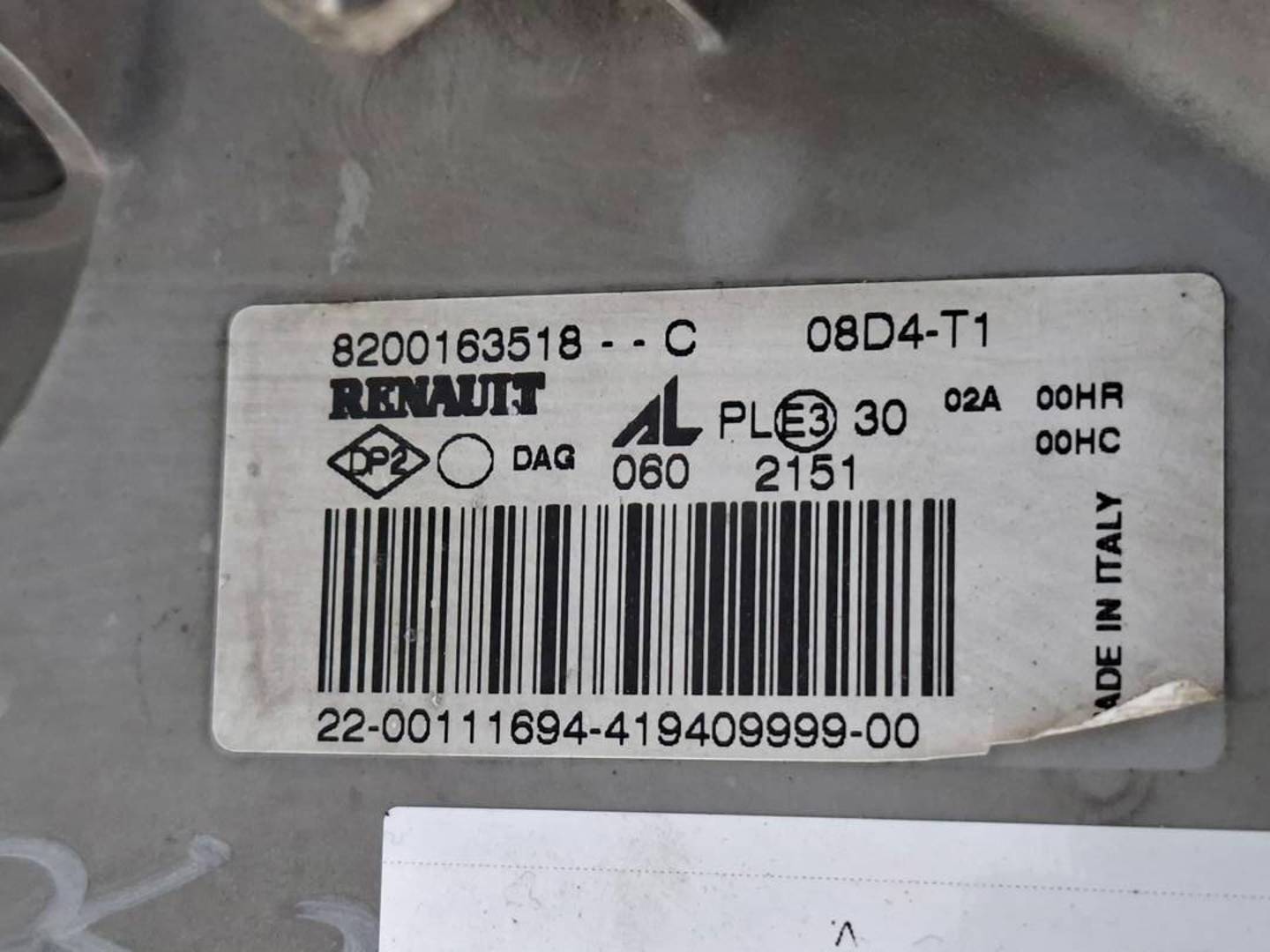 Foto 5 de Faro Derecho Renault Master (1981–1998)