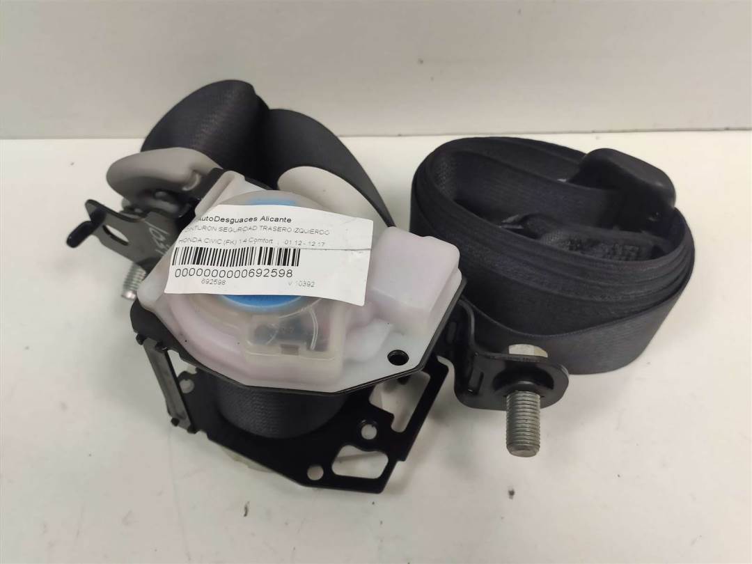CINTURON SEGURIDAD TRASERO IZQUIERDO - 501V98V1GM - HONDA - CIVIC BERLINA 5 (FK)