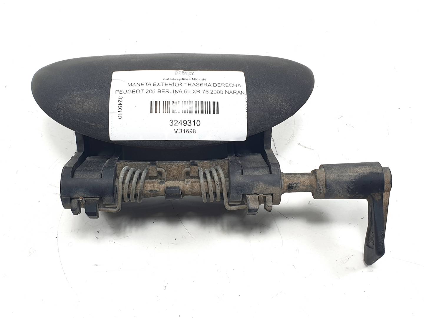 MANETA EXTERIOR TRASERA DERECHA - 9628749477K - PEUGEOT - 206 BERLINA