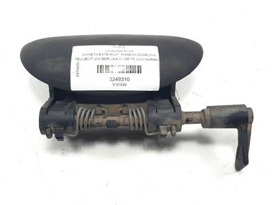 MANETA EXTERIOR TRASERA DERECHA 9628749477K PEUGEOT 206 BERLINA Autodesguaces Alicante