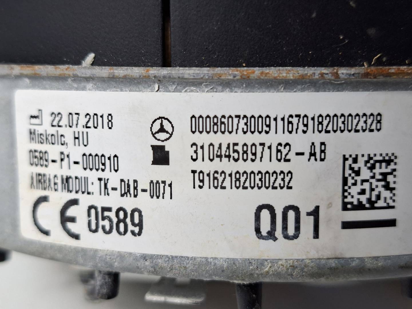 Foto 4 de Airbag Delantero Izquierdo Mercedes Clase A (w177) (2018–2023)