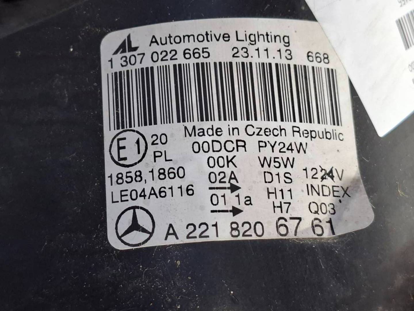 Foto 7 de Faro Izquierdo Mercedes Clase S (w221) Berlina (2005–2013)