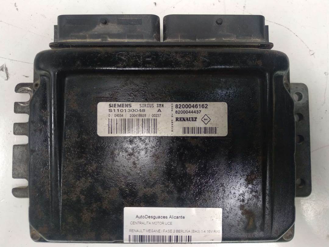 CENTRALITA MOTOR UCE - S110130048A - RENAULT - MEGANE I FASE 2 BERLINA (BA0)