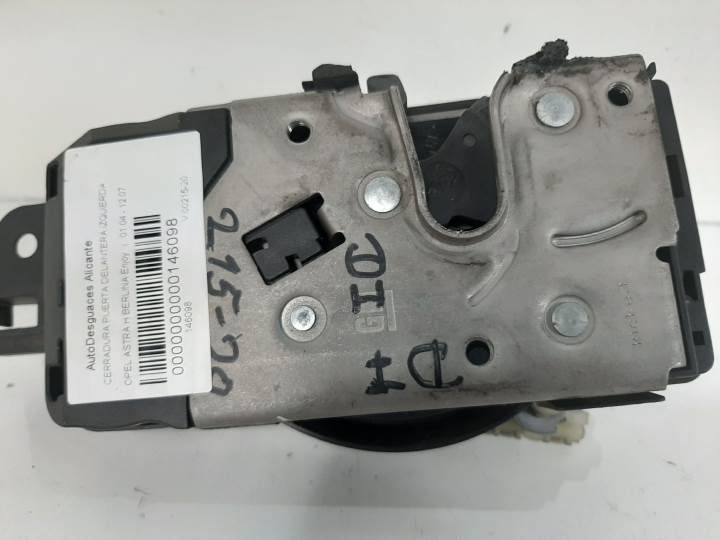 CERRADURA PUERTA DELANTERA IZQUIERDA 13220369 OPEL ASTRA H BERLINA Autodesguaces Alicante