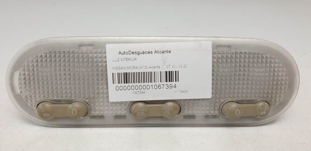 LUZ INTERIOR - 8200073234 - NISSAN - MICRA (K13)