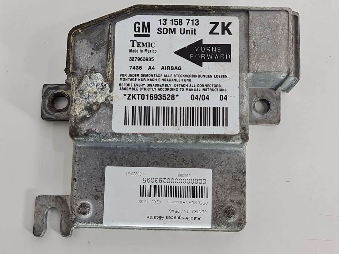 Calculateur d’airbag - 327963935 - OPEL - MERIVA