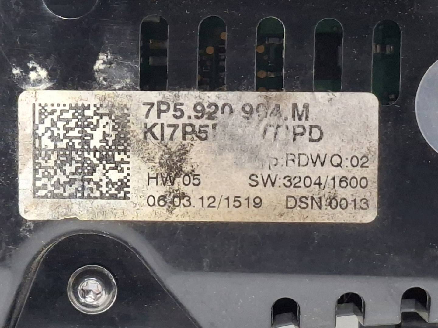 Foto 3 de Cuadro Instrumentos Porsche Cayenne (typ 92aa) (2009–2017)