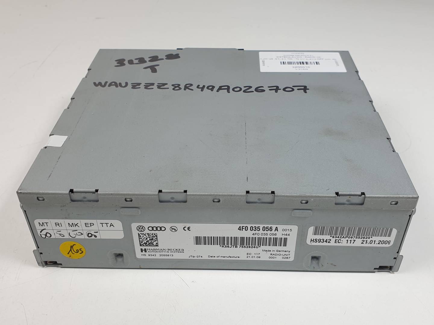 SISTEMA AUDIO / RADIO CD - 4F0035056A - AUDI - Q5 (8R)