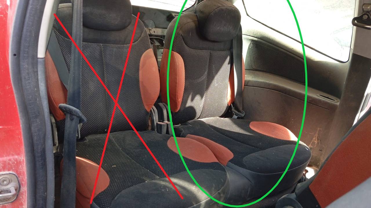 ASIENTOS TRASERO IZQUIERDO