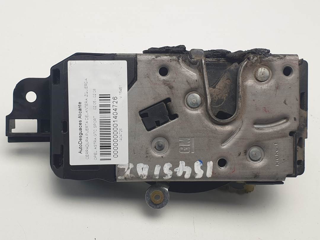 Serrure de porte avant gauche - 13210748 - OPEL - ASTRA GTC