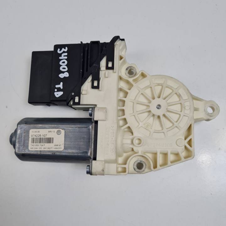 MOTOR ELEVALUNAS TRASERO DERECHO 1K09595704F VOLKSWAGEN PASSAT BERLINA (3C2) Autodesguaces Alicante