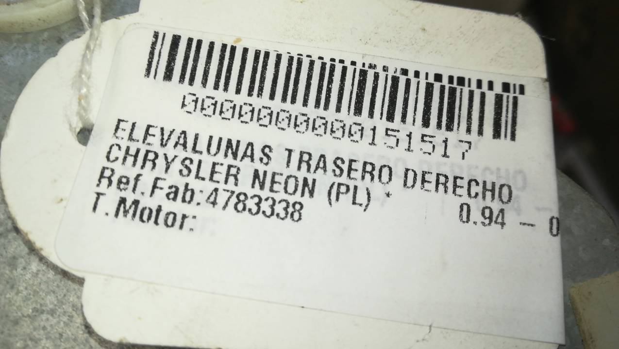 ELEVALUNAS TRASERO DERECHO