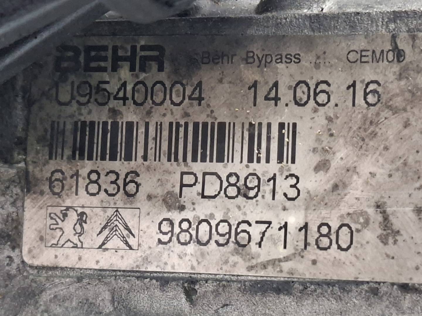 Foto 6 de Valvula EGR Citroen C5 Berlina (2008–2018)