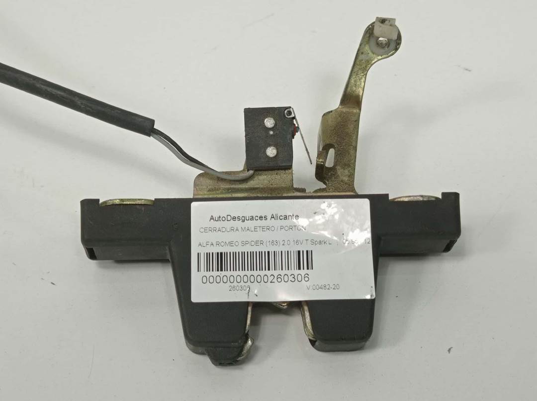 CERRADURA MALETERO / PORTON - ALFA ROMEO - SPIDER (163)