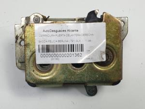 CERRADURA PUERTA DELANTERA DERECHA 6U0837014 SKODA FELICIA BERLINA (791) (6U1) Autodesguaces Alicante