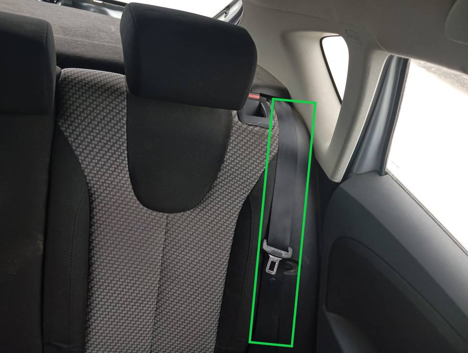 CINTURON SEGURIDAD TRASERO IZQUIERDO
