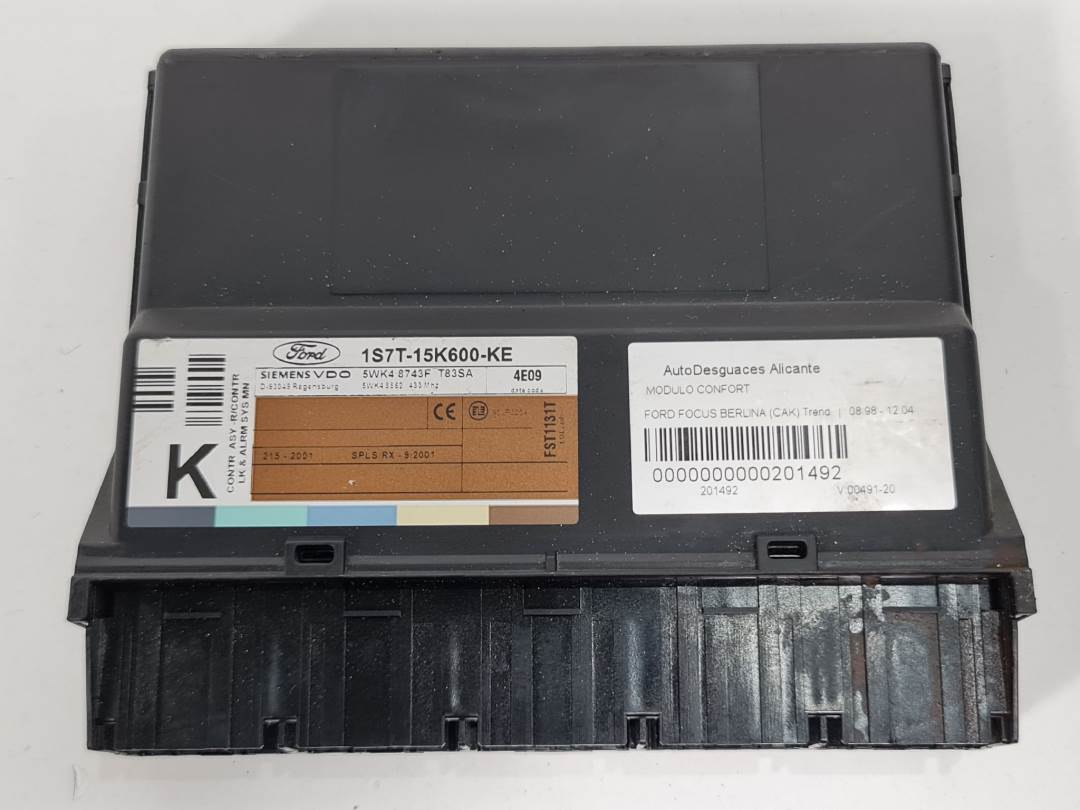 MODULO CONFORT - 1S7T15K600KE - FORD - FOCUS BERLINA (CAK)