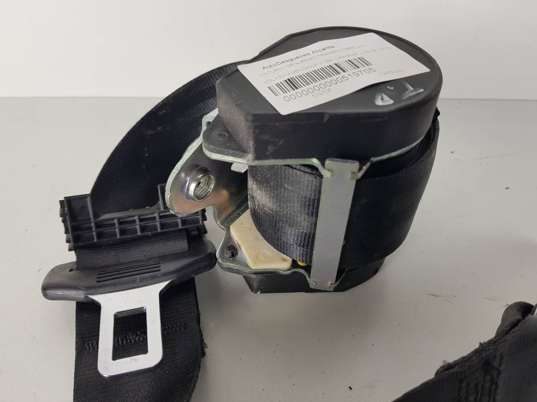 Ceinture de sécurité arrière droite - 1K6857806AA - VOLKSWAGEN - GOLF VI (5K1)