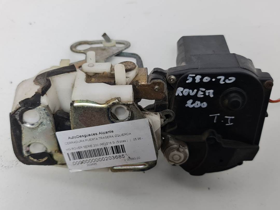 CERRADURA PUERTA TRASERA IZQUIERDA - MG ROVER - SERIE 200 (RF)