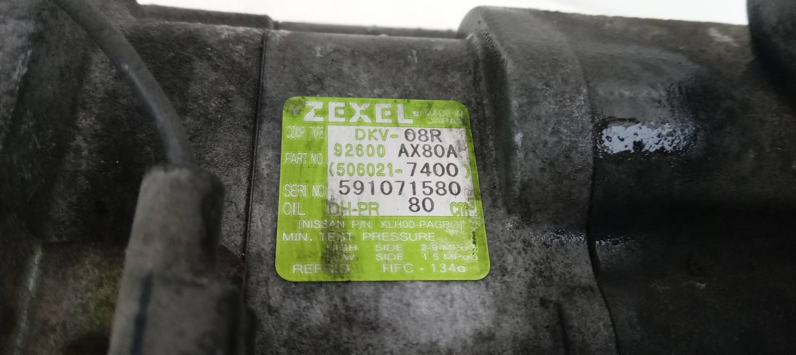 COMPRESOR AIRE ACONDICIONADO