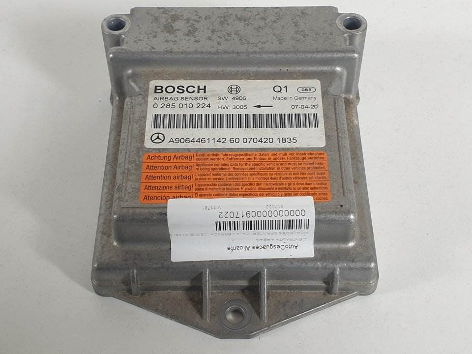 Calculateur d’airbag - A9064461142 - MERCEDES - SPRINTERII CAJA CERRADA (DESDE 01.06)