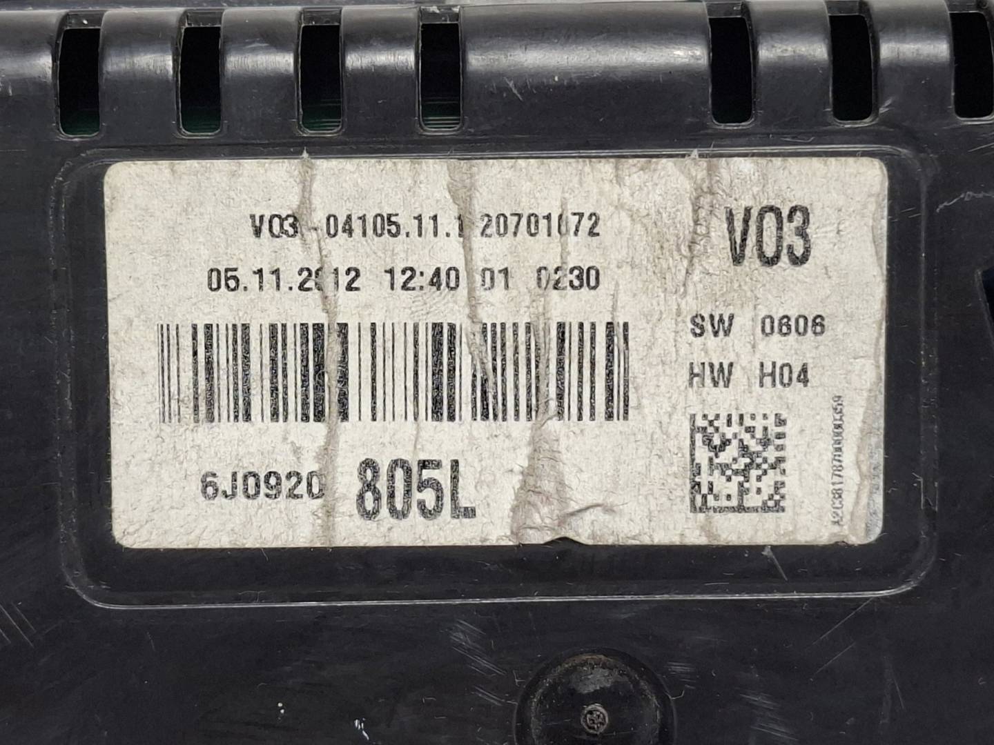 Foto 4 de Cuadro Instrumentos Seat Ibiza SC (6j1) (2008–2015)