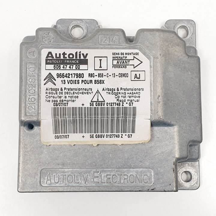 CENTRALITA AIRBAG - 606474700 - CITROEN - C4 GRAND PICASSO