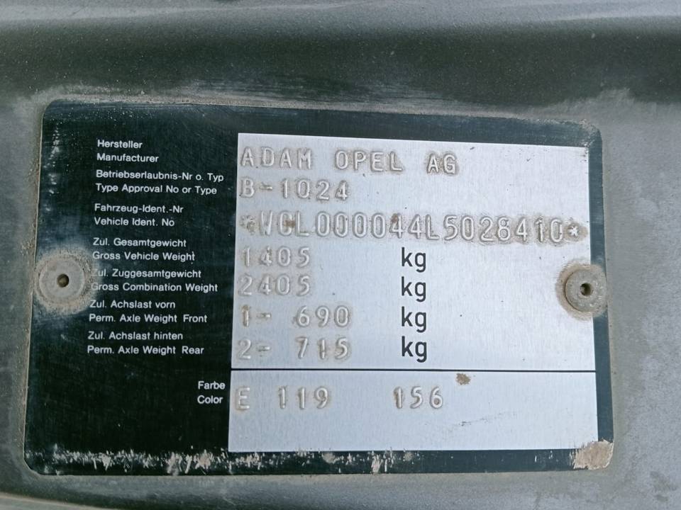 Imagen del vehículo OPEL KADETT E