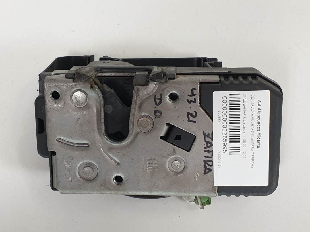CERRADURA PUERTA DELANTERA DERECHA - 24444016 - OPEL - ZAFIRA A