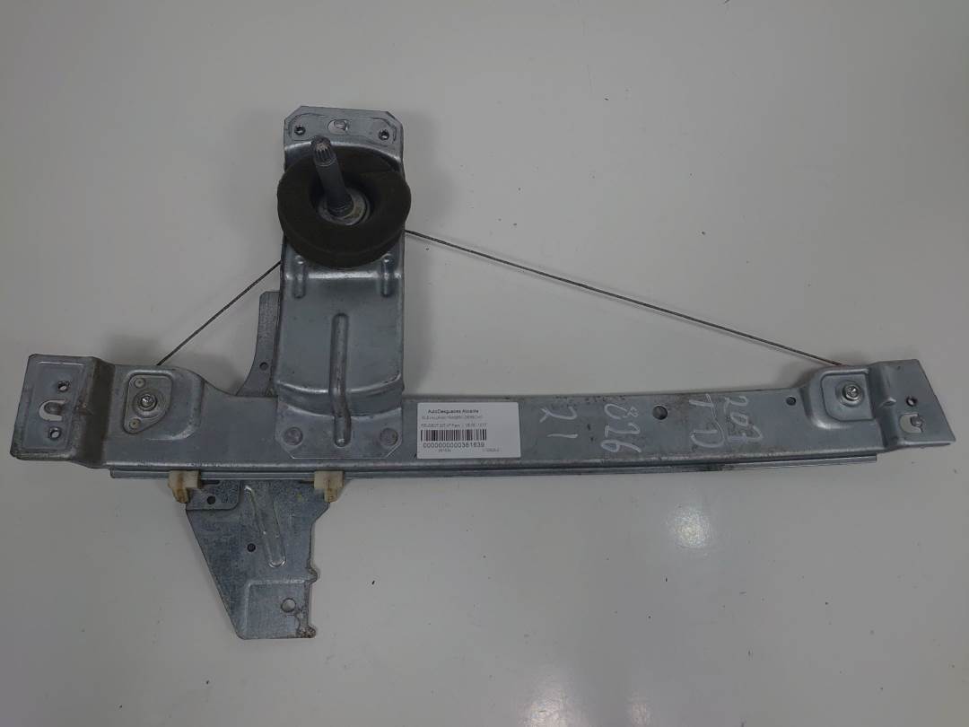 ELEVALUNAS TRASERO DERECHO - PEUGEOT - 207