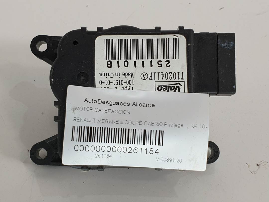 MOTOR CALEFACCION - T1020411F - RENAULT - MEGANE III COUPÉ-CABRIO