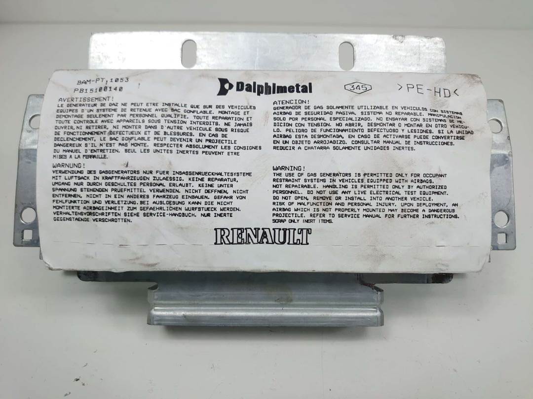 AIRBAG DELANTERO DERECHO - 8200303496 - RENAULT - CLIO III