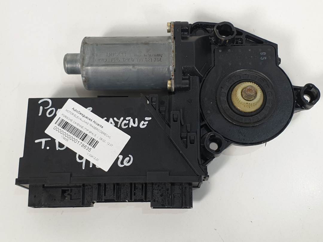 MOTOR ELEVALUNAS TRASERO DERECHO - 0130821764 - PORSCHE - CAYENNE (TYP 9PA)