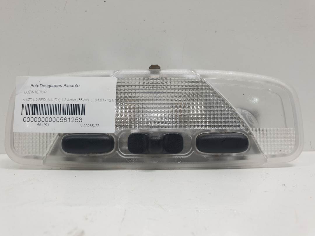 LUZ INTERIOR - 2S6A13K767AA - MAZDA - 2 BERLINA (DY)